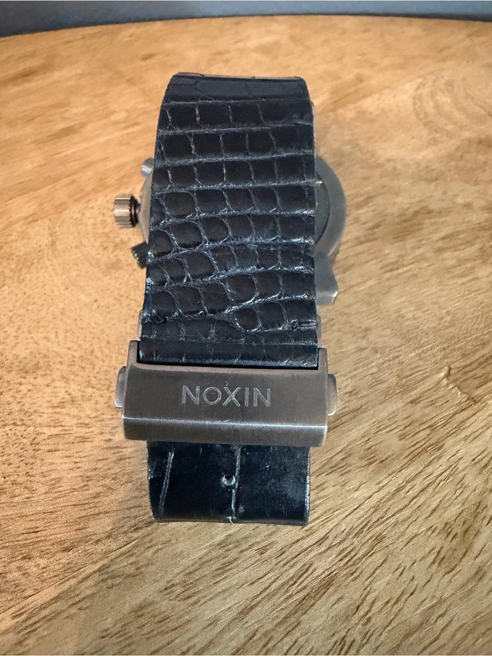 Nixon The Magnacon Black Stainless Steel Chronograph Watch